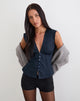 Image of Devlon Blouse in Dark Navy