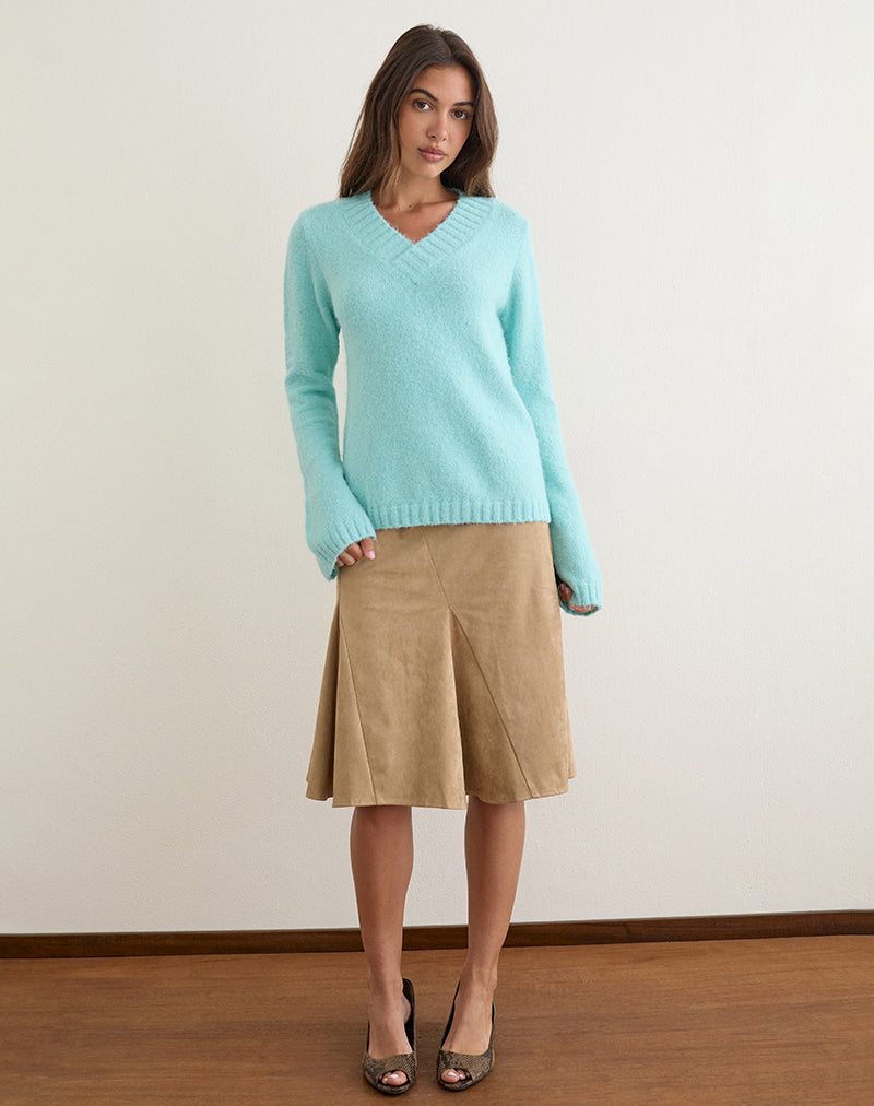 Image of Dinesa Jumper in Knit Blue Tint