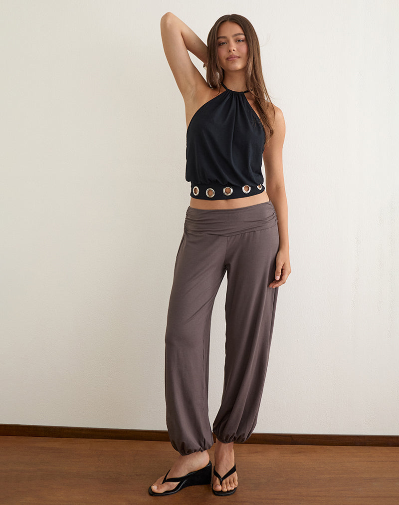 Image of Bali Balloon Trouser in Peppercorn