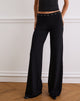 Image of Dorala Low Rise Trousers with Eyelets in Black