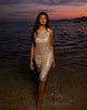 Image of Dudley Vest Top in Sequin Crochet Cream