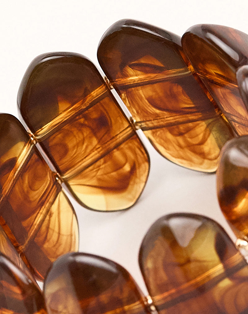 Image of Elas Acrylic Brown Bangles