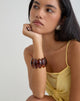 Image of Elas Acrylic Brown Bangles
