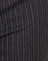 Pinstripe Black with Green Binding