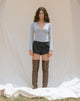 Image of Wamuka Short in Tailoring Pinstripe Grey