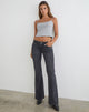 Image of Extra Low Rise Flare Jeans in Vintage Black