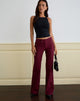 Image of Falita Trouser in Tailoring Burgundy