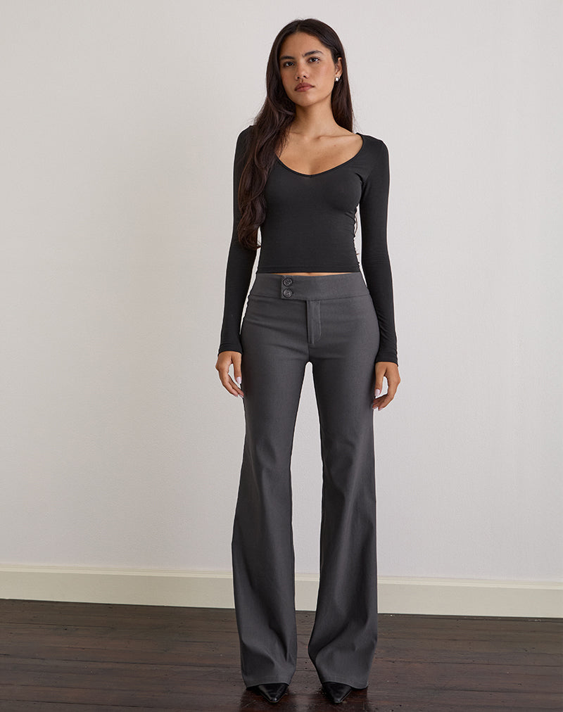 Image of Falita Trouser in Tailoring Charcoal