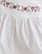 Poplin White with Cherry Blossom Embroidery