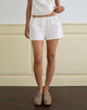 Image of Sumi Shorts in Cotton Dobby White