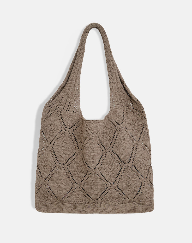 Image of Fika Crochet Bag in Brown