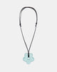 Image of Flower Necklace in Resin Blue