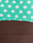 Brown with Medium Polka Green