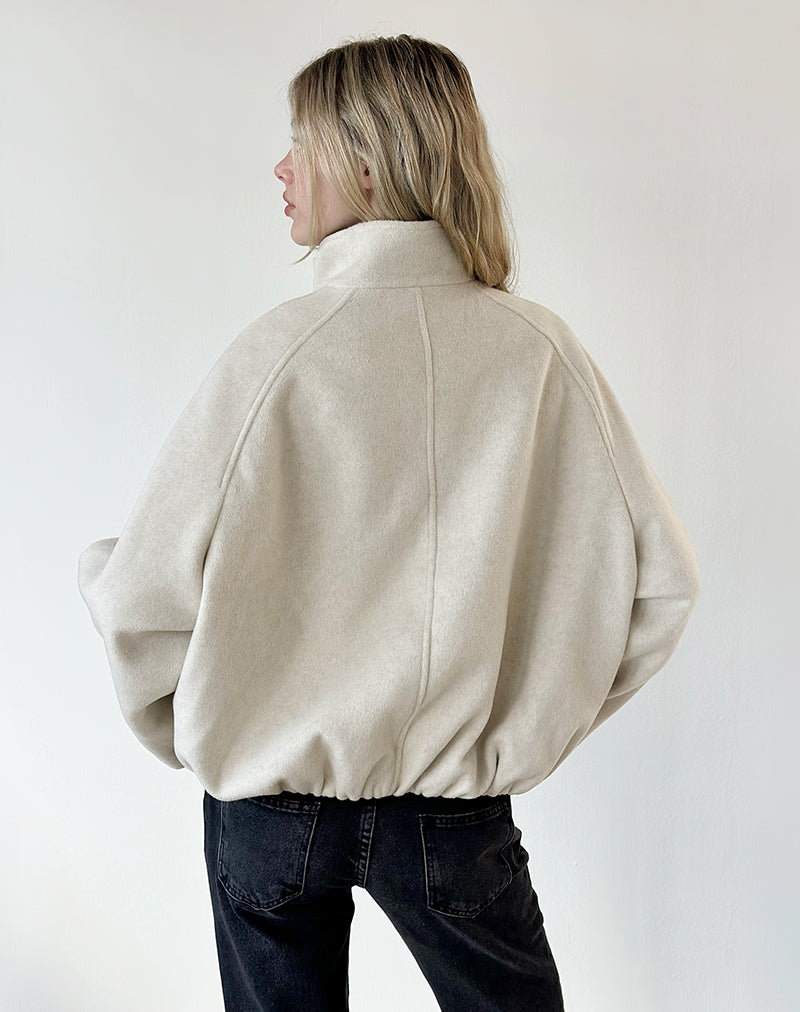 Image of Galala Double Breasted Jacket in Beige