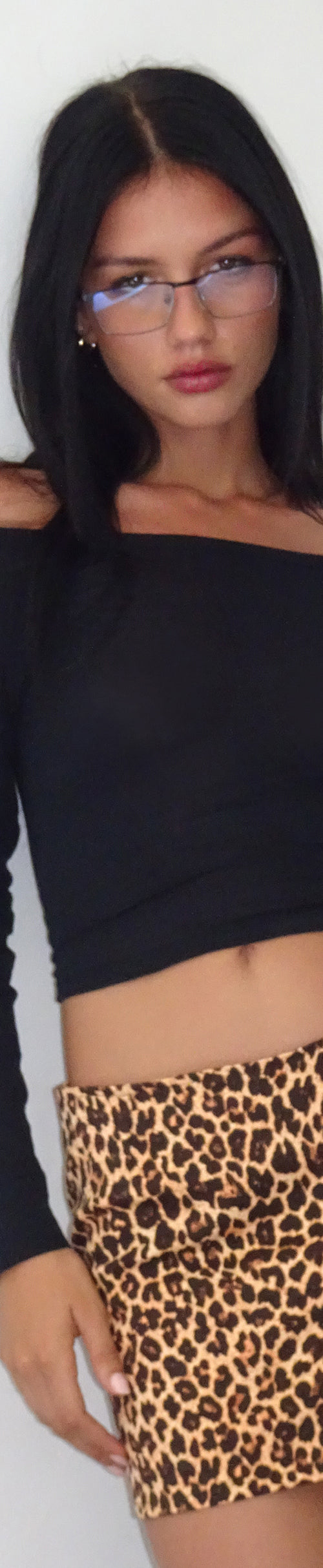 Image of Gavya Long Sleeve Bardot Top in Black