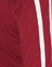 Red with White Piping