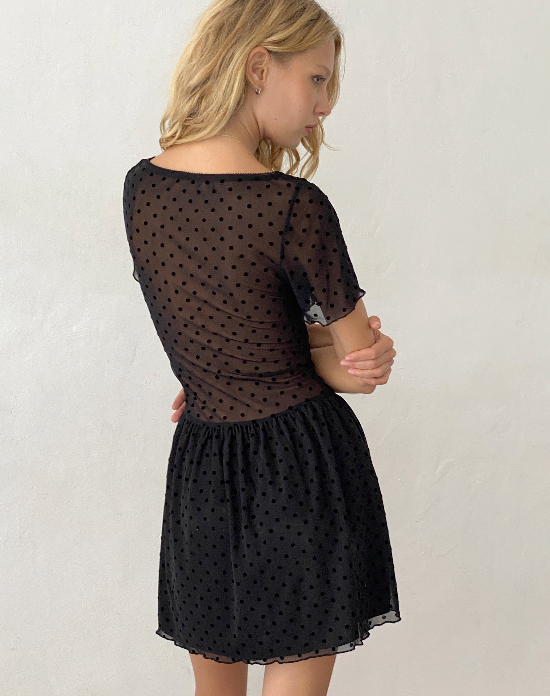 Motel rocks sales polka dot dress