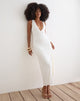 Image of Georgina Maxi Dress in Cupro Off White