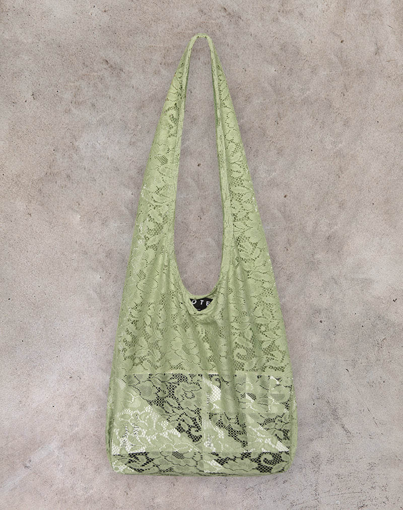Image of Ari Lace Hobo Bag in Sage