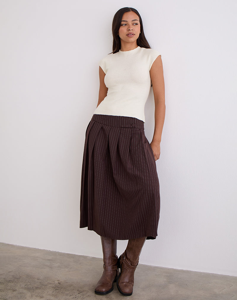 Image of Hanuva Top in Knit Cream