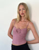 Image of Indus Cami Top in Rosette Dusky Pink
