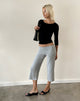 Image of Wanti Capri Trouser in Cupro Grey Marl