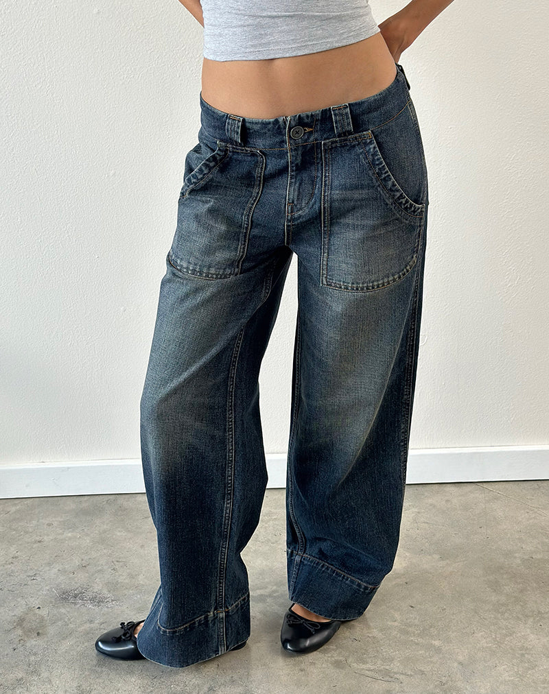 Image of Utility Carpenter Jeans in Aged Mid Blue
