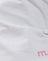 White with Pink M Embroidery