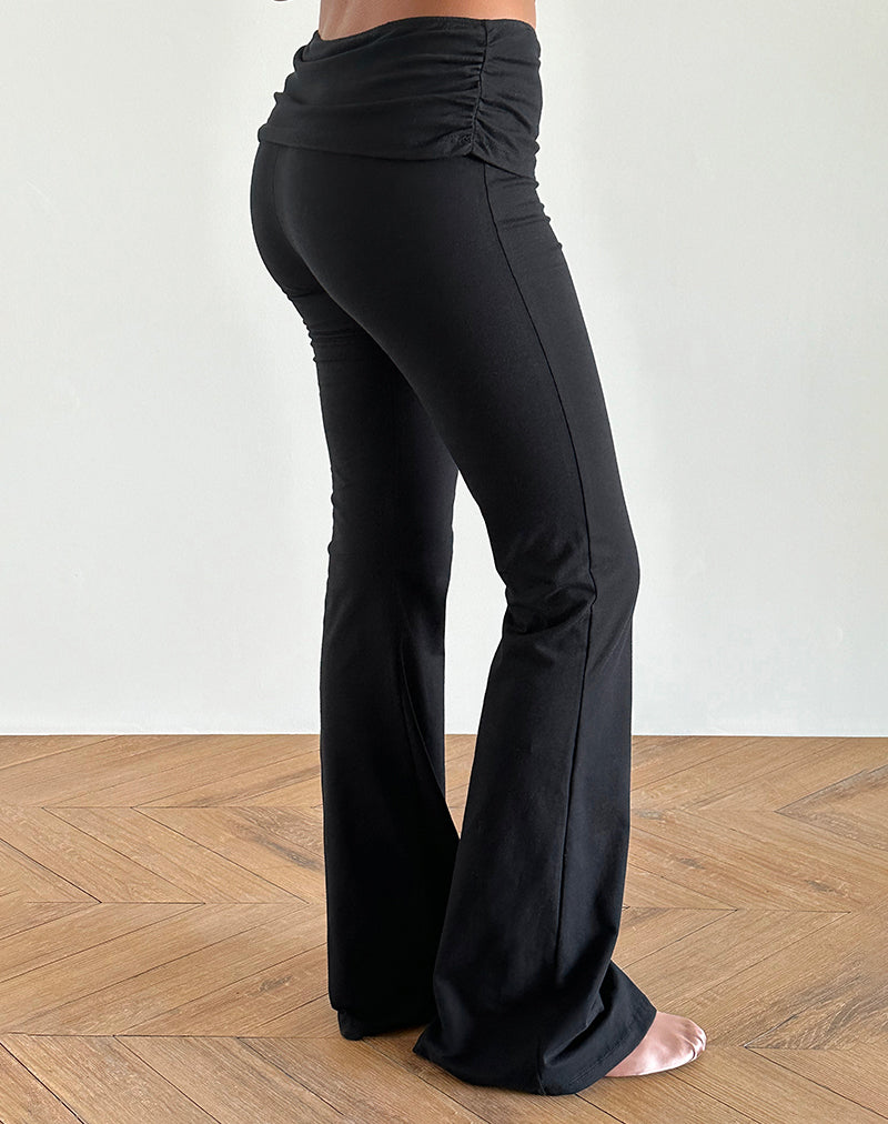 Jacita Flare Trouser in Black