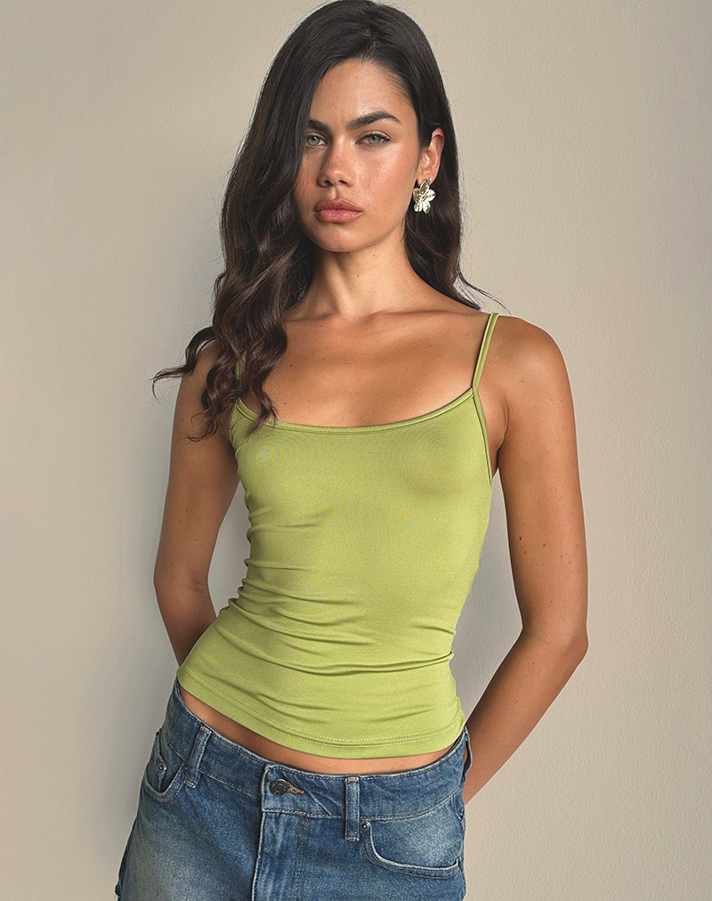 Image of Jasila Vest Top in Green