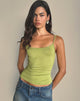 Image of Jasila Vest Top in Green