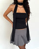 Image of Jeldia Bandeau Top and Scalf Set in Black Shimmer