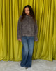 Image of Joji Jacket in Faux Fur Grey