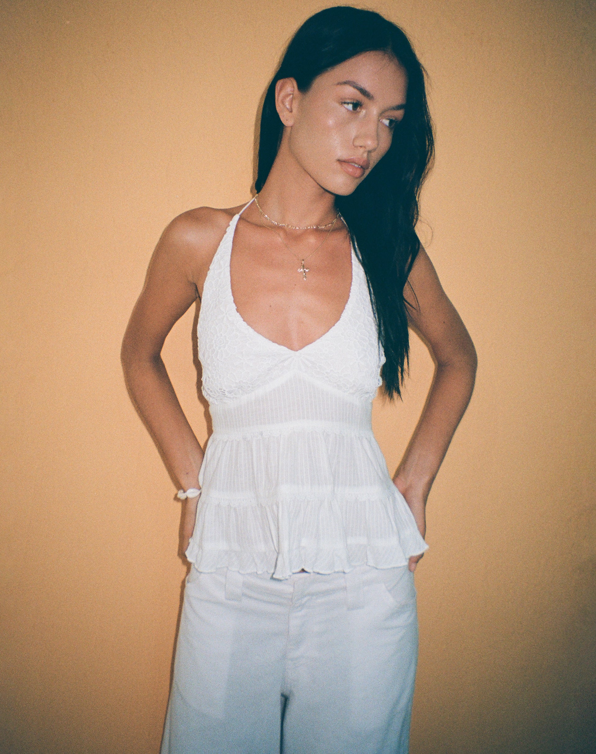 トップス melt the lady halterneck layered tops トップス melt the lady halterneck layered tops melt the lady