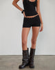 Image of Kento Hot Pant in Black with Eyelets
