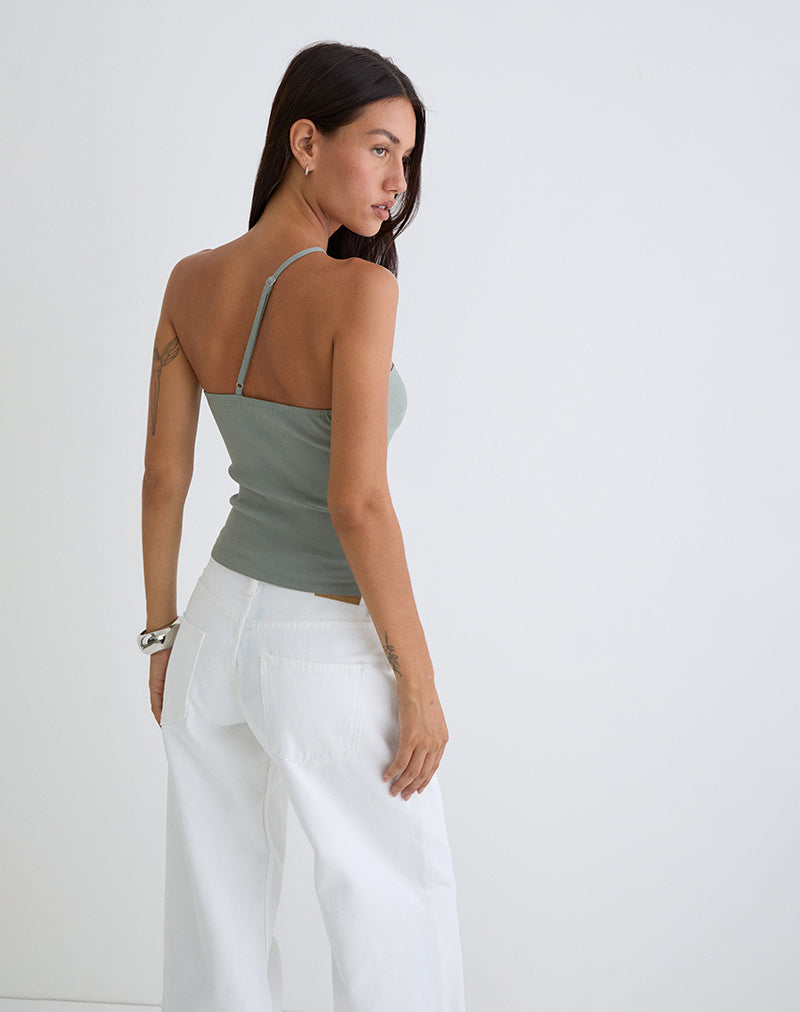 Image of Kacya Asymmetric Top in Grey