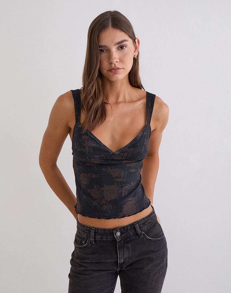 Dynamic Rose Cami Top | Khory – motelrocks.com