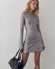 Image of Kimberly Open Back Mini Dress in Silver Sequin