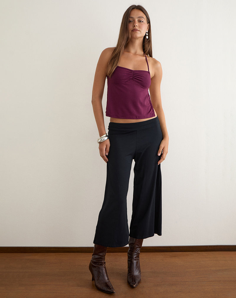Image of Kindos Halter Top in Deep Purple