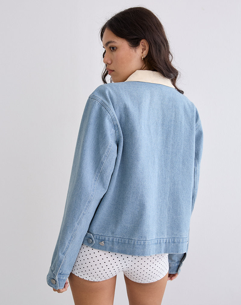 Image of Kahyun Jacket in Denim Light Wash