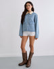 Image of Kahyun Jacket in Denim Light Wash