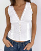Image of Lasily Sleeveless Corset Top in White