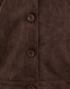 Faux Suede Dark Brown