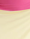 Rayon Jersey Lemon Yellow and Deep Pink