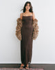 Image of Madrid Maxi Dress in Lace Chocolate