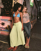 Image of Fang Maxi Skirt in Crinkle Pistachio