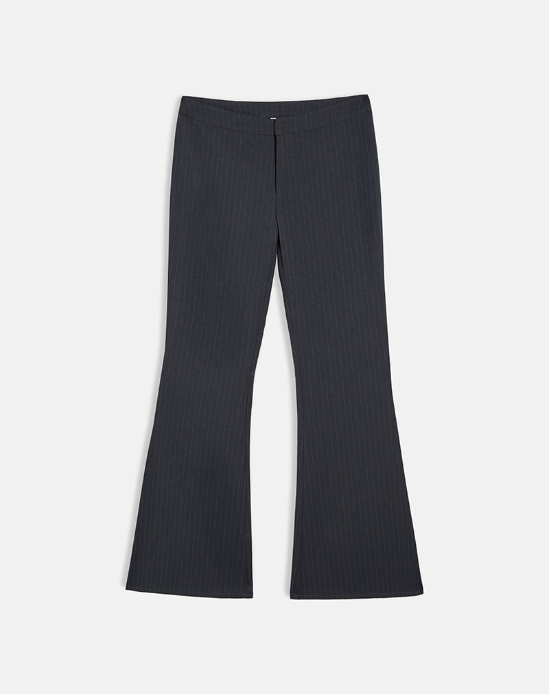 Image of Malvinas Trouser in Tailoring Grey Stripe