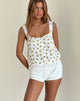 Image of Maria Top in Funshine Floral Off White