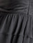 Black Satin and Chiffon