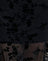 Botanical Flower Black